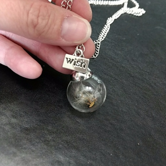 Jewelry - *** Silver Tone Make A Wish Necklace